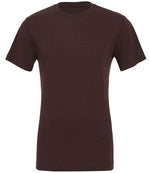 Canvas Unisex Crew Neck T-Shirt Brown