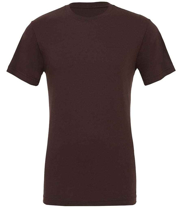 Canvas Unisex Crew Neck T-Shirt Brown