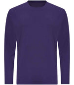 AWDis Cool Long Sleeve Wicking T-Shirt Purple