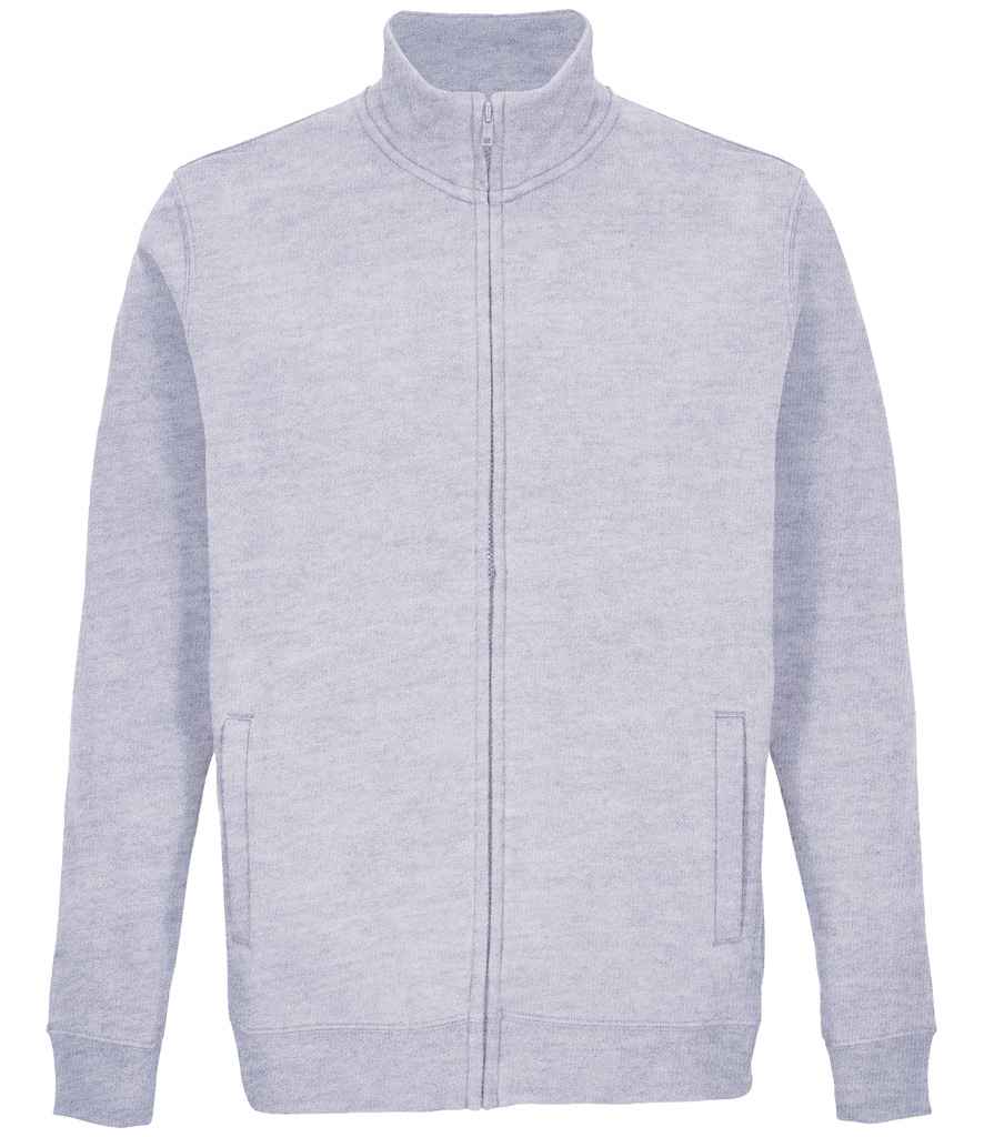 SOL'S Unisex Cooper Full Zip Sweat Jacket Grey Marl