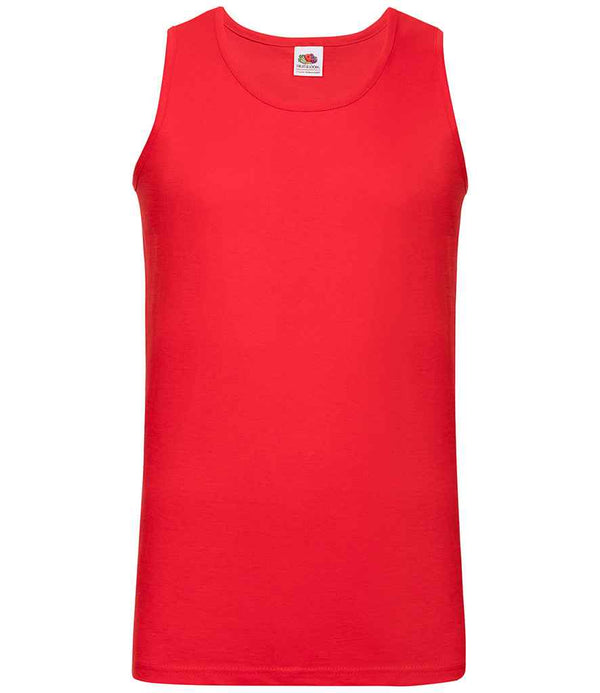 Fruit of the Loom Athletic Vest Red