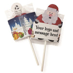 Fruit Flavoured Lollies with Santa Shaped Wrap