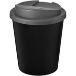 Branded Americano® Espresso Eco 250 ml recycled tumbler with spill-proof lid
