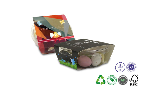 Easter Eco Tub with Foiled Chocolate Eggs