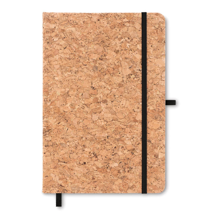 Branded A5 cork notebook 96 lined