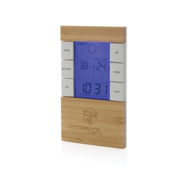 Branded Utah RCS rplastic and bamboo weather station