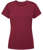 Mantis Ladies Essential T-Shirt Burgundy