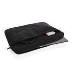 Branded Laluka AWARE™ recycled cotton 15.6 inch laptop sleeve
