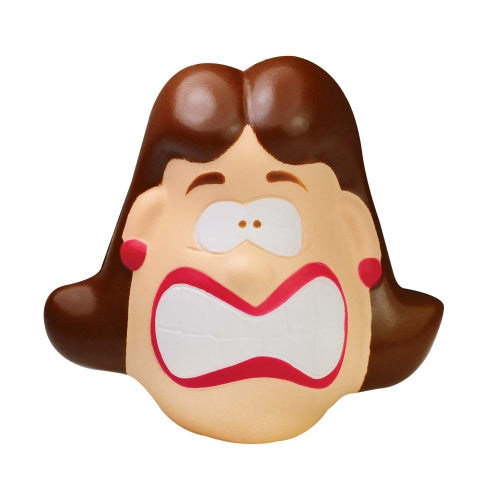 Stress Crazy Face Female