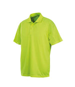 Spiro Impact Performance Aircool Polo Shirt Flo Yellow