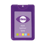 Credit Card Hand Sanitiser Spray (20ml)