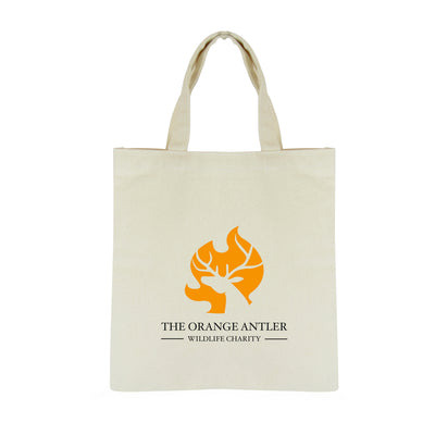 10oz Thick Canvas Mini Shopping Bag with Printed Logo