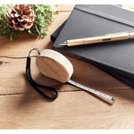 Branded Measuring tape in bamboo 2m