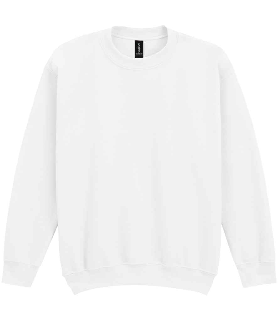 Gildan Kids Heavy Blend™ Drop Shoulder Sweatshirt White