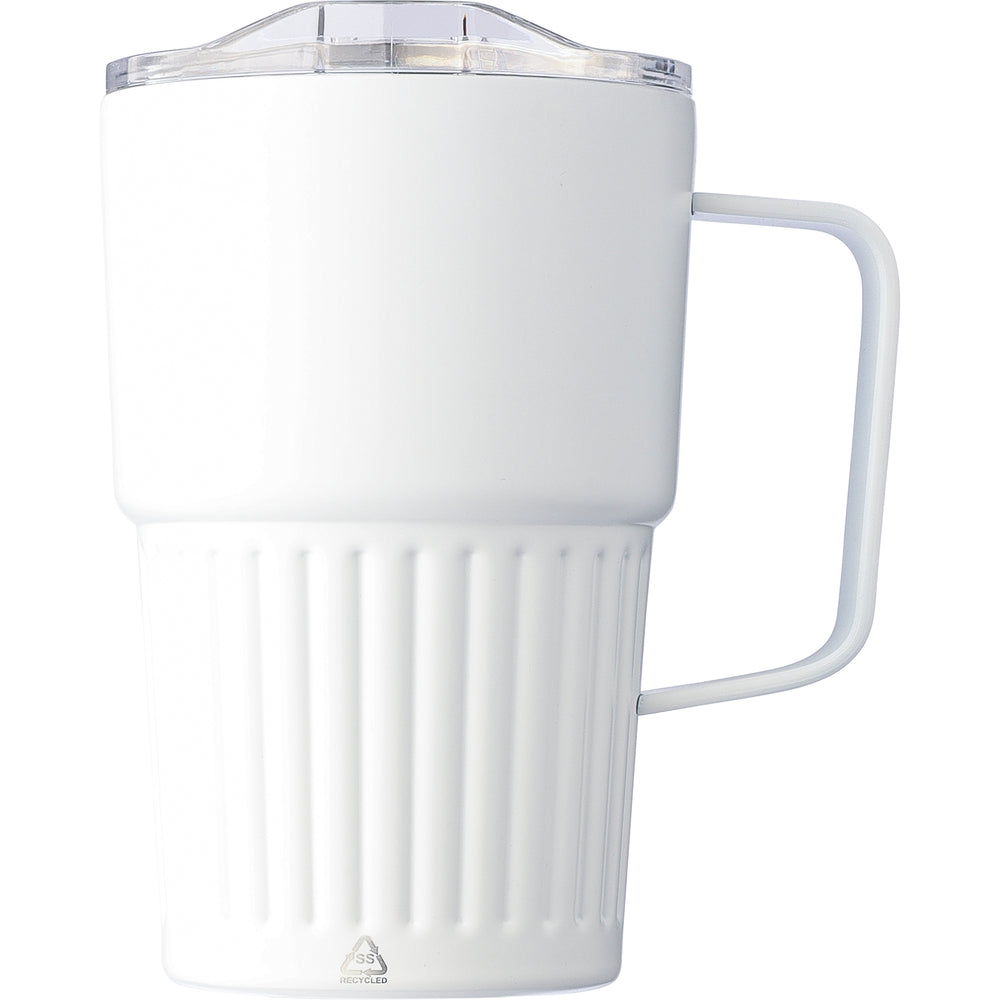 The Calo - Recycled stainless steel double walled travel mug (450ml)