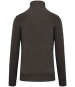 Kariban Zip Neck Sweatshirt Dark Grey