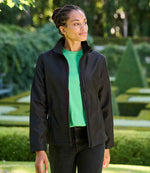 Regatta Ladies Ablaze Printable Soft Shell Jacket Black/Black