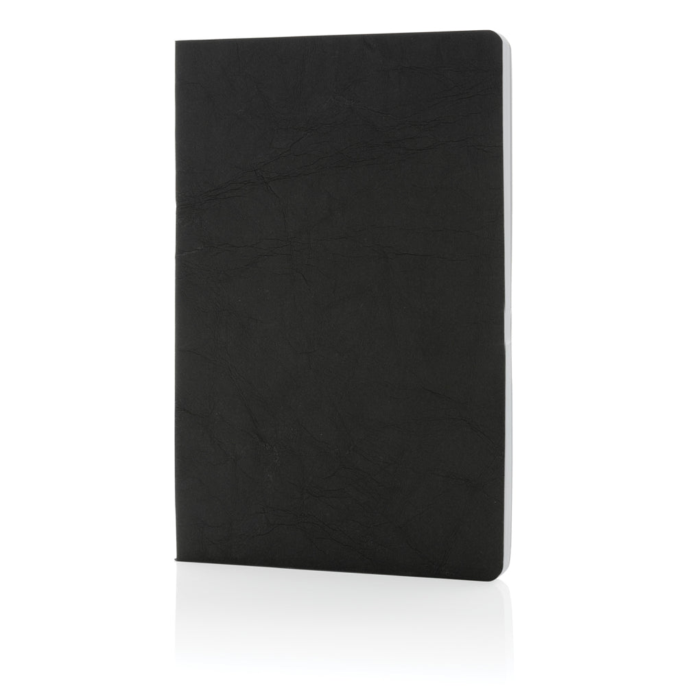Branded Salton A5 GRS certified recycled paper notebook