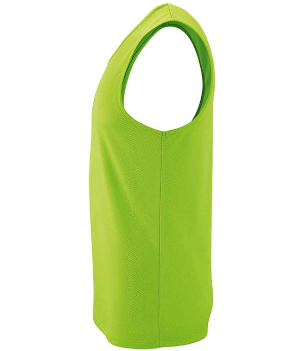 SOL'S Sporty Performance Tank Top Neon Green