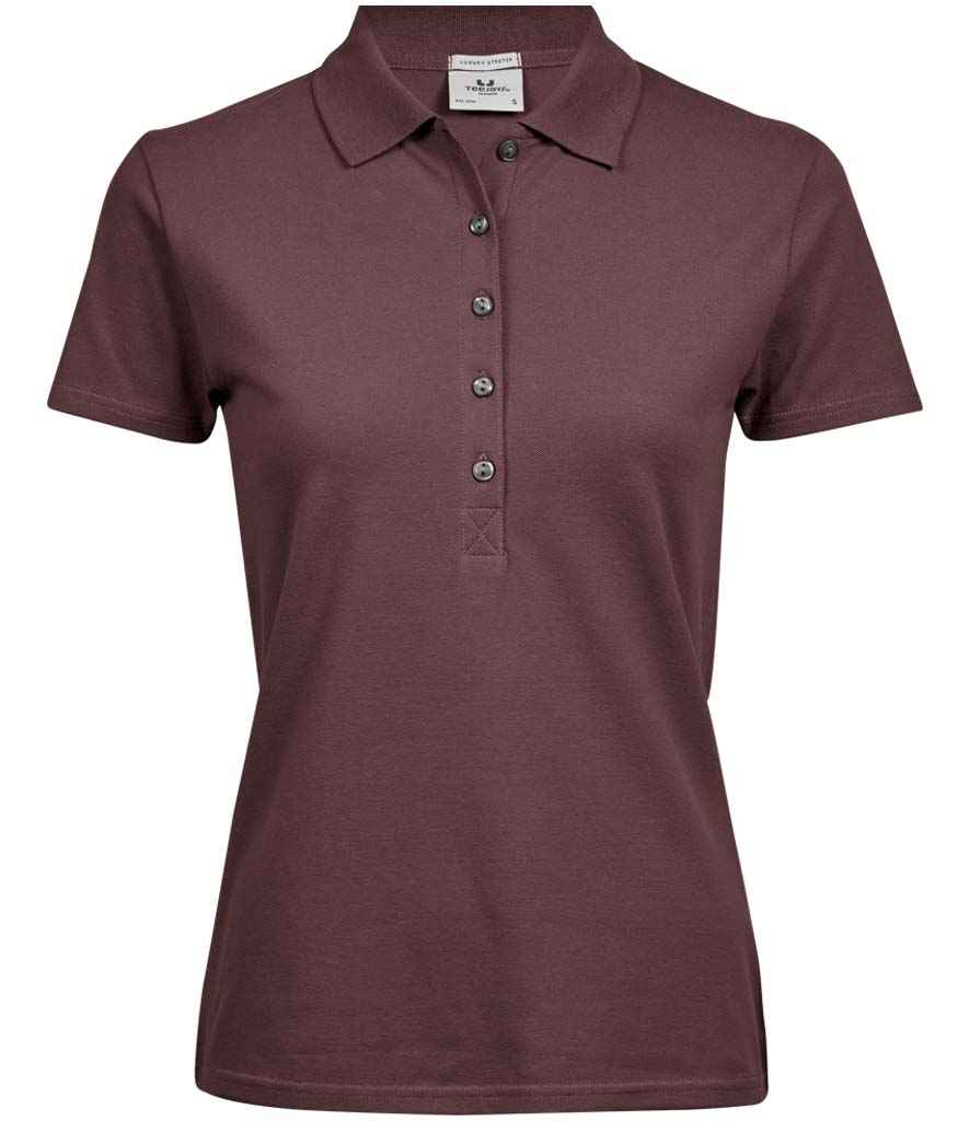 Tee Jays Ladies Luxury Stretch Polo Shirt Grape