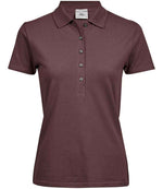 Tee Jays Ladies Luxury Stretch Polo Shirt Grape