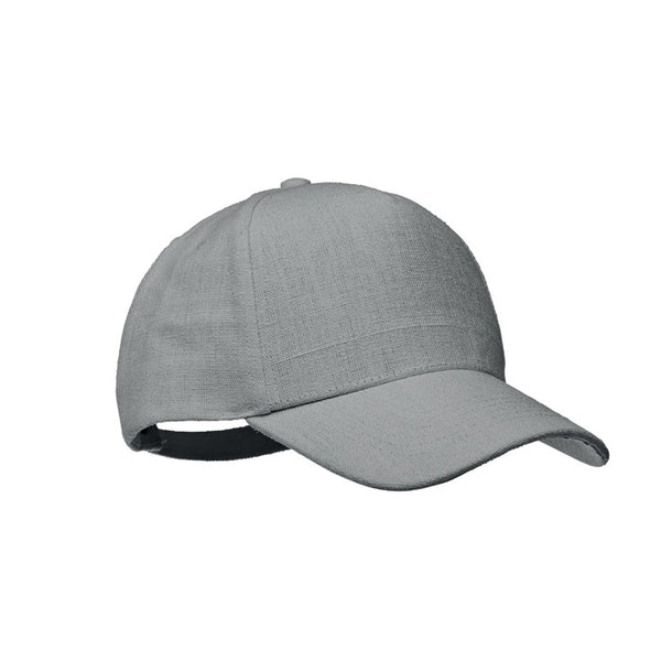 Hemp baseball cap 370 gr/m² Grey