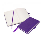 Luxury Moretti Purple Thermal PU A5 Notebook