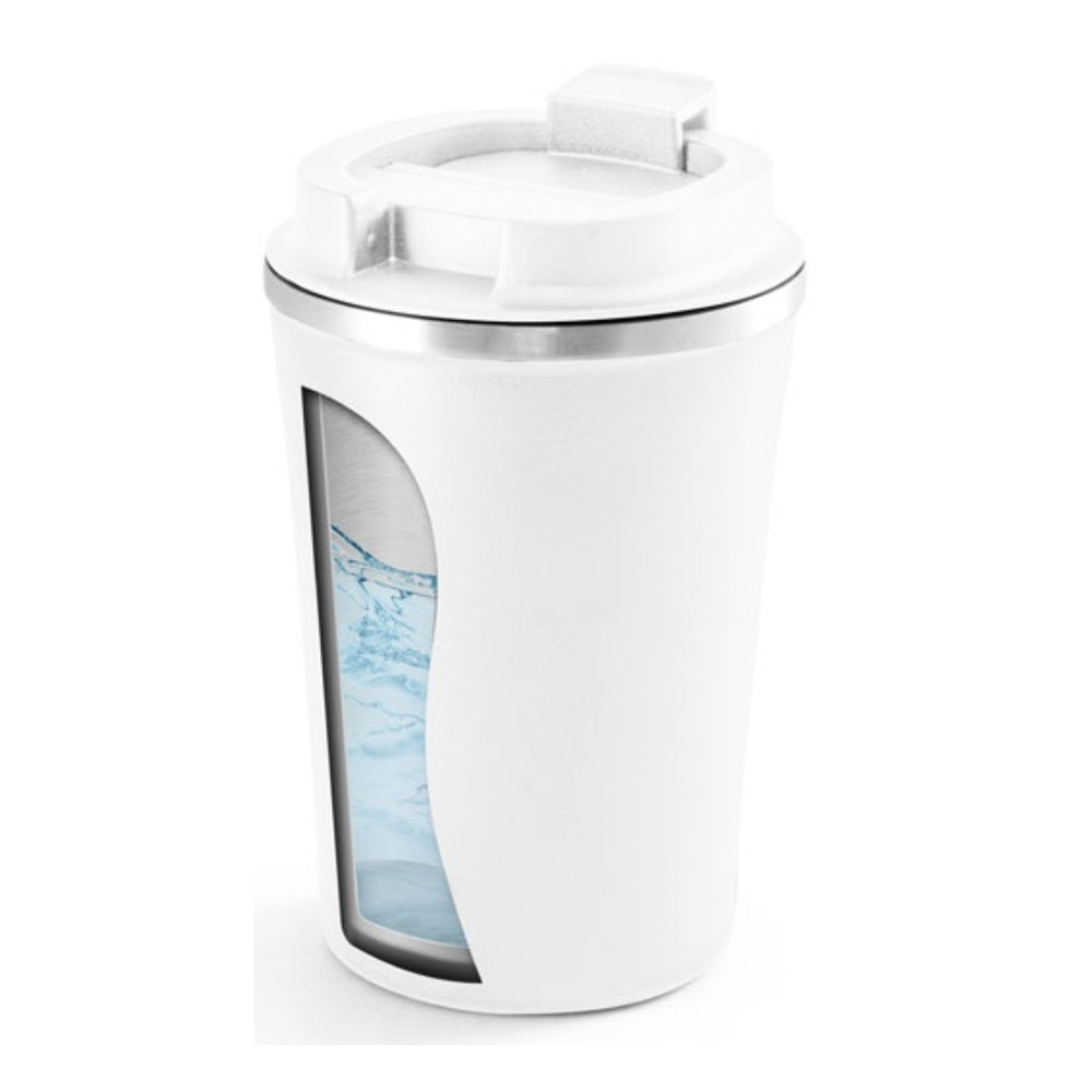 PHELPS. Stainless steel and PP travel cup 470 mL