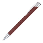 MOLE-MATE ball pen with chrome trim Burgundy