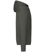 Fruit of the Loom Classic Zip Hooded Sweatshirt Light Graphite