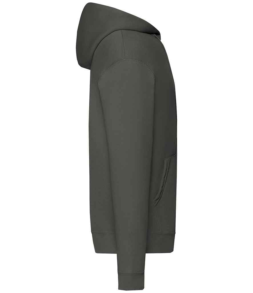 Fruit of the Loom Classic Zip Hooded Sweatshirt Light Graphite