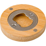 Branded Hazelgill Bamboo magnet with bottle opener