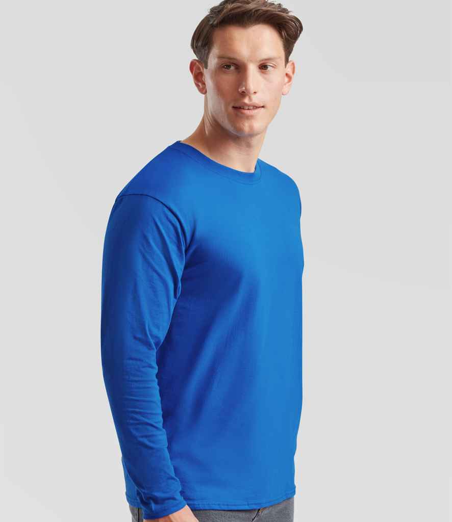 Fruit of the Loom Long Sleeve Value T-Shirt Royal Blue