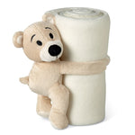 Branded Fleece blanket with bear