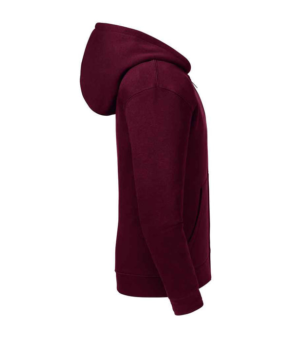 Russell Kids Authentic Zip Hooded Sweatshirt Burgundy