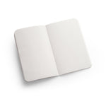 ORGANIC SOFT. A6 notebook with flexible cover made from organic elephant matter (95%)