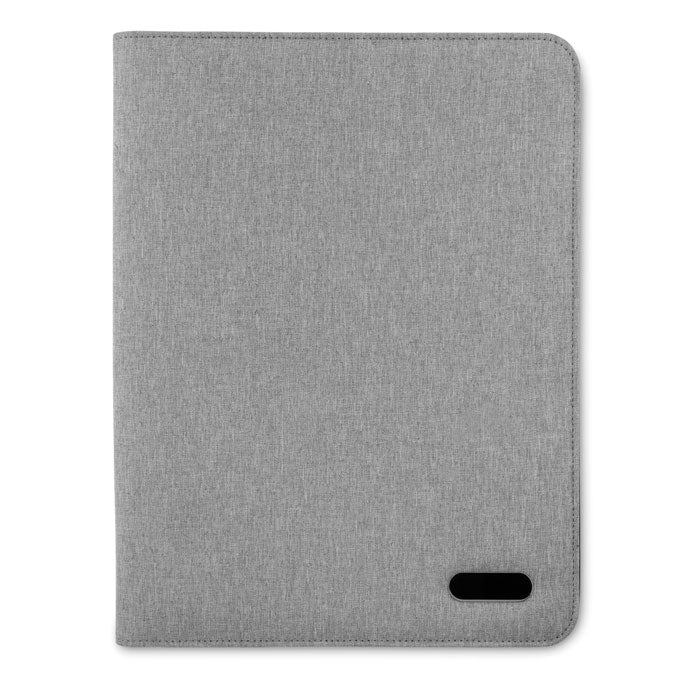 Branded A4 conference folder zipped