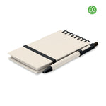 Branded A6 milk carton notebook set