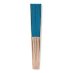 Branded Manual hand fan with wood handle