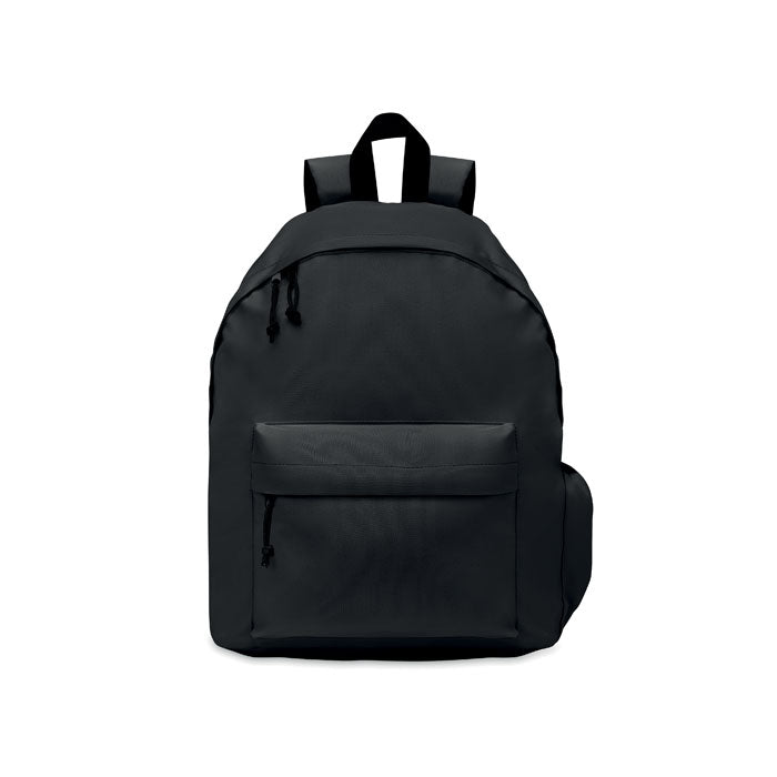 Branded 600D RPET polyester backpack