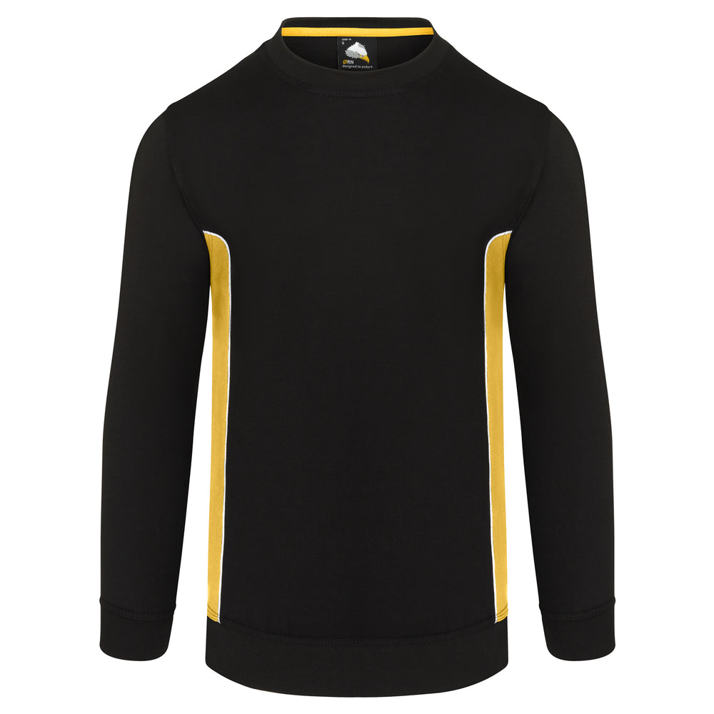 Orn Silverswift Two Tone Sweatshirt Black/Yellow