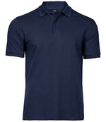 Tee Jays Luxury Stretch Piqué Polo Shirt Navy