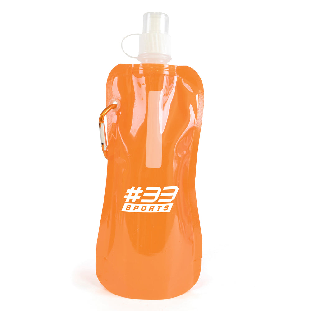 Foldable Water Bottle with matching carabiner
