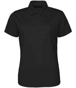 AWDis Ladies Cool Polo Shirt Jet Black
