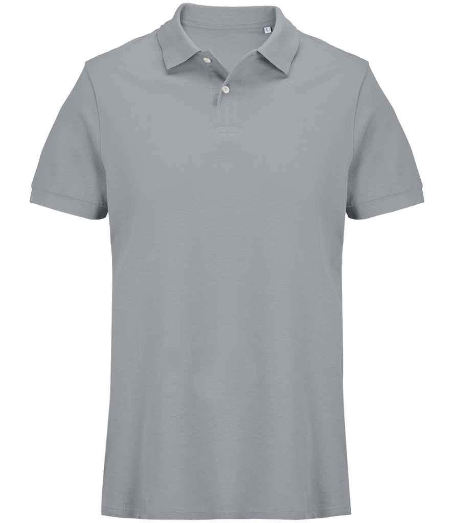 SOL'S Unisex Pacific Twin Piqué Polo Shirt Pure Grey