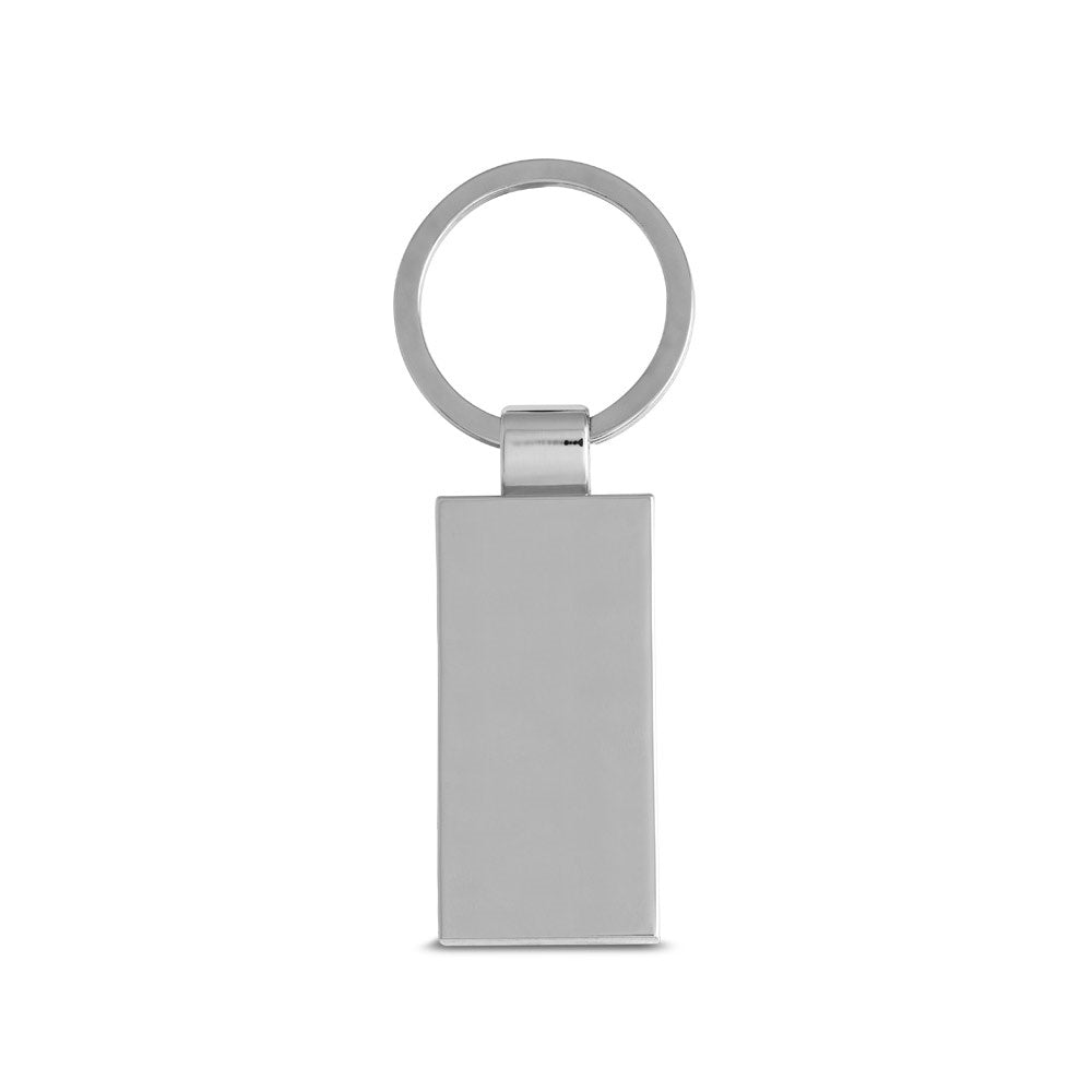 HOMER SQUARE. Rectangular bamboo keyring
