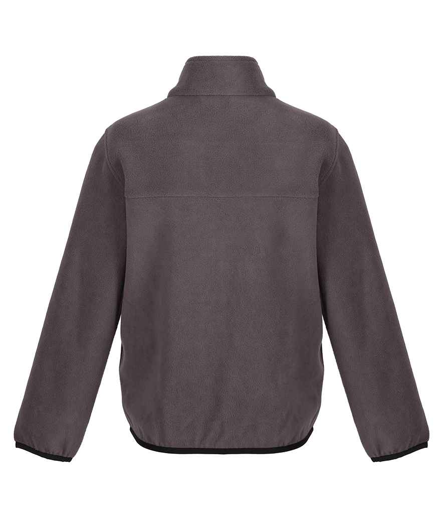 Regatta Kids Full Zip Micro Fleece Jacket Seal Grey/Black