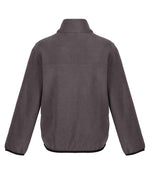 Regatta Kids Full Zip Micro Fleece Jacket Seal Grey/Black
