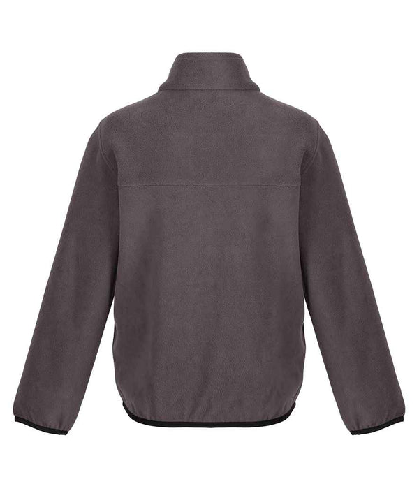 Regatta Kids Full Zip Micro Fleece Jacket Seal Grey/Black