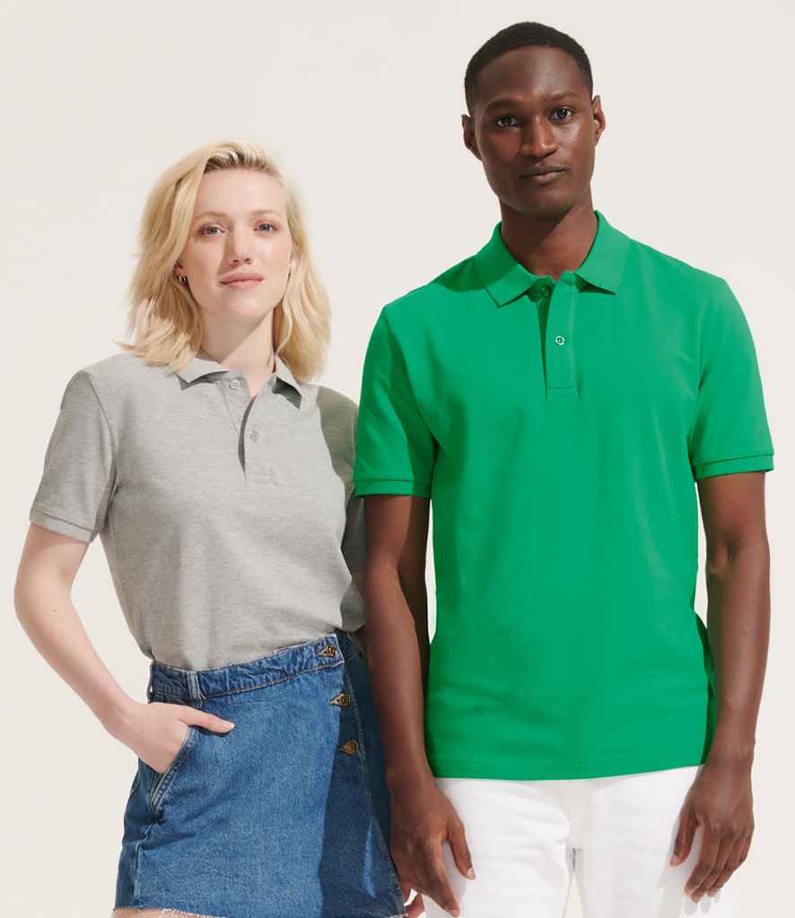 SOL'S Unisex Pegase Piqué Polo Shirt Spring Green